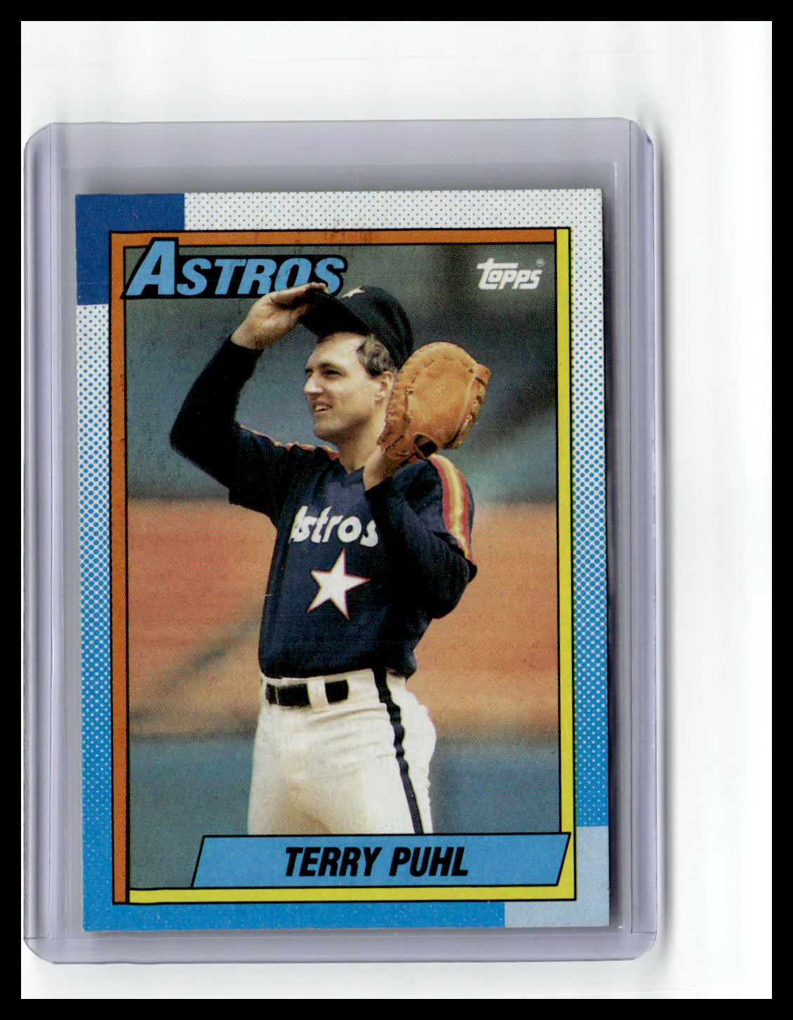 1990 Topps #494 Terry Puhl