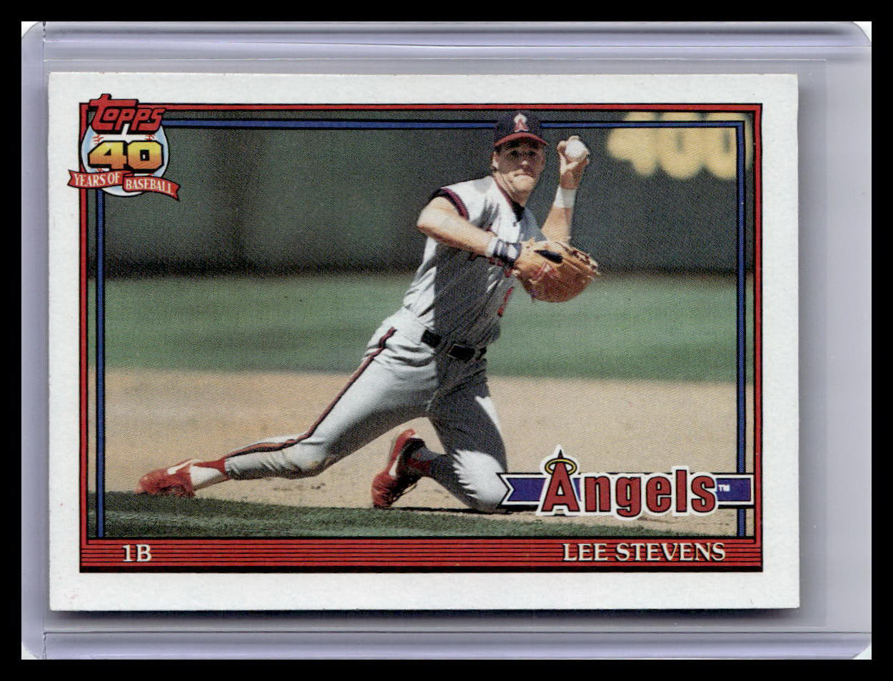 1991 Topps #648b Lee Stevens