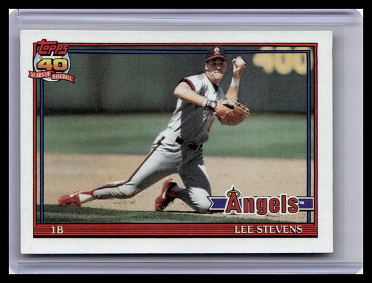 1991 Topps #648b Lee Stevens