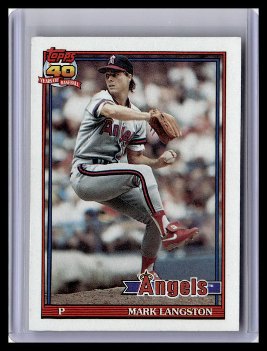 1991 Topps #755 Mark Langston Desert Shield