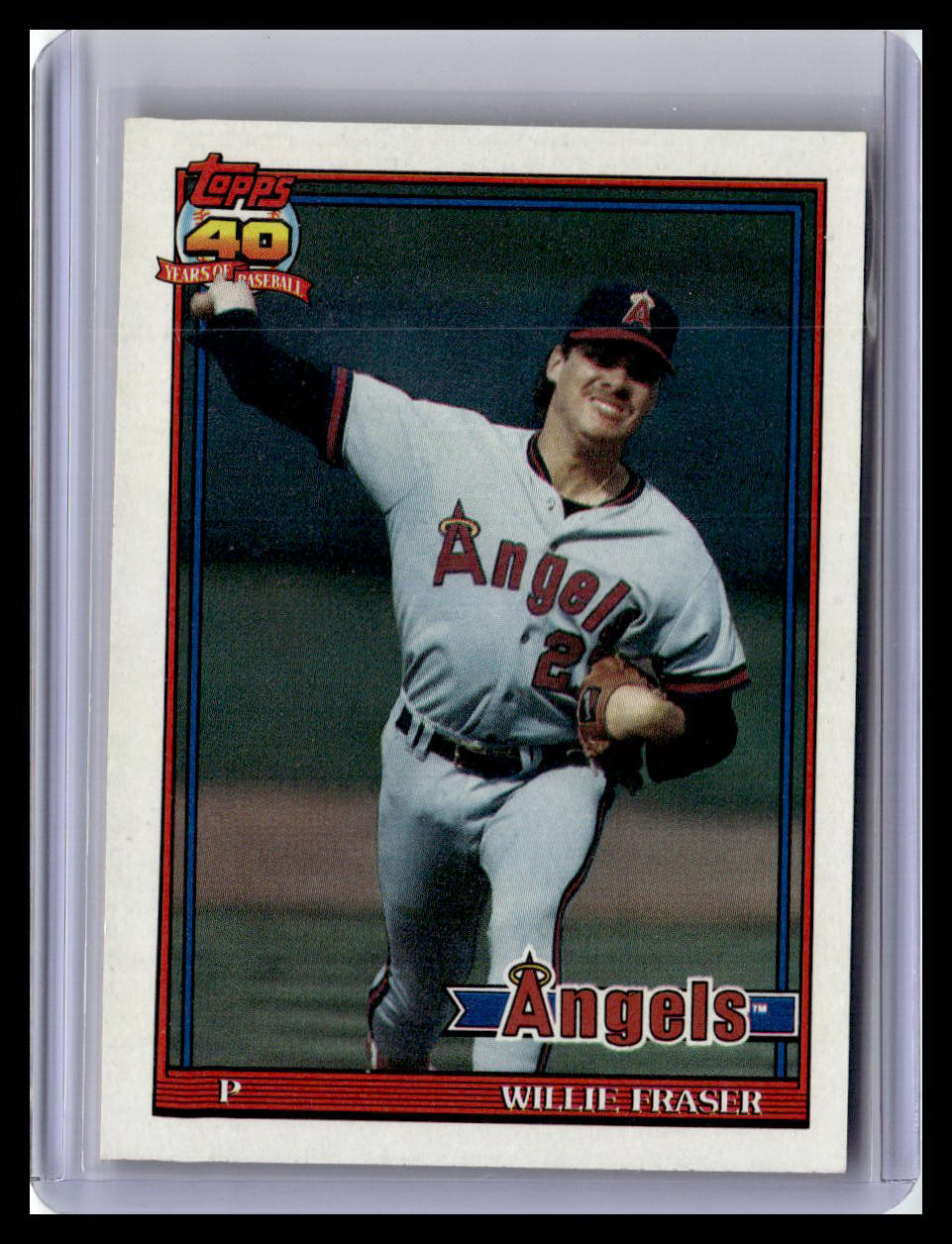 1991 Topps #784 Willie Fraser