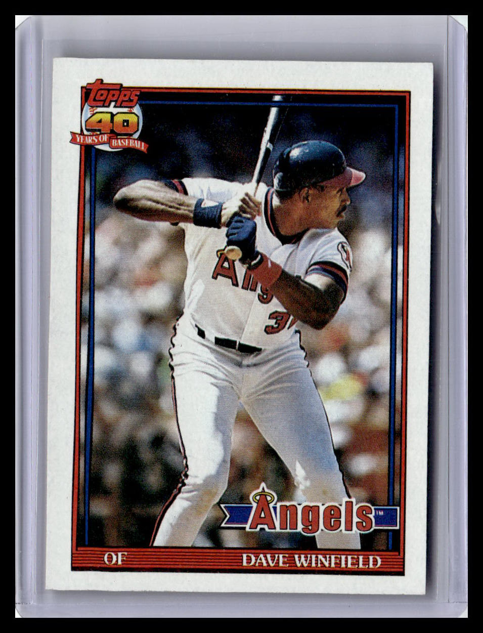 1991 Topps #630 Dave Winfield Desert Shield