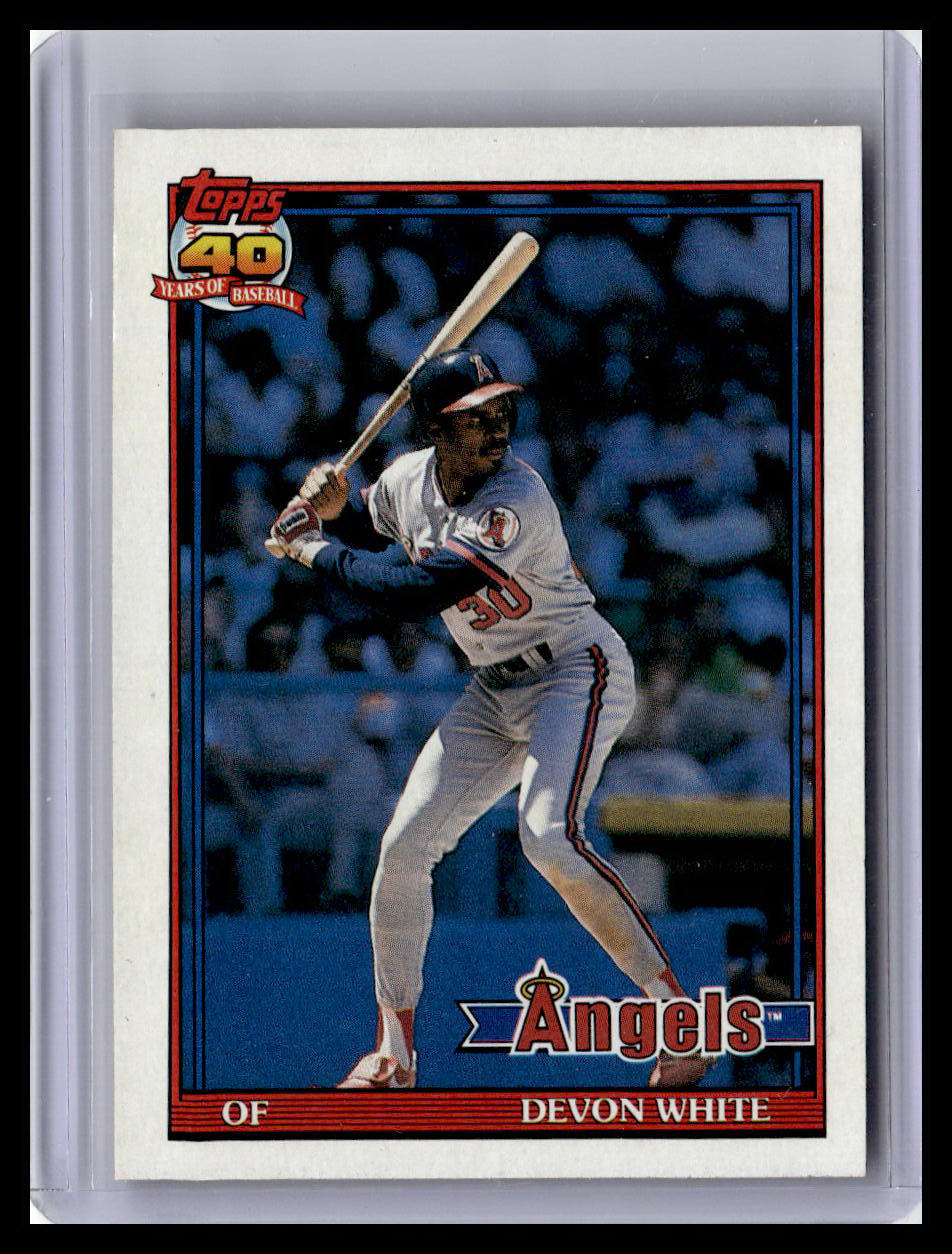 1991 Topps #704 Devon White