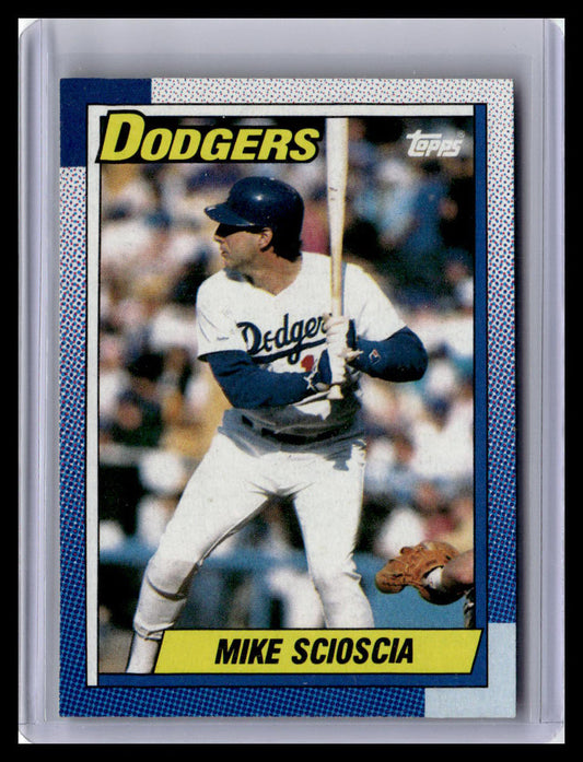 1990 Topps #605 Mike Scioscia