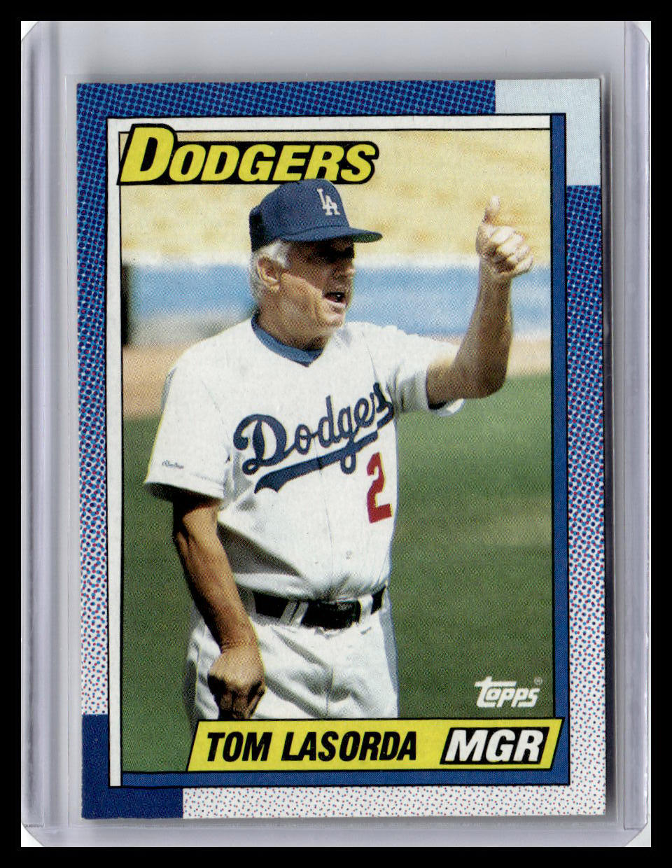 1990 Topps #669 Tom Lasorda