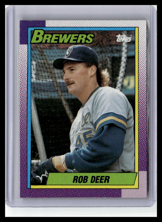 1990 Topps #615 Rob Deer
