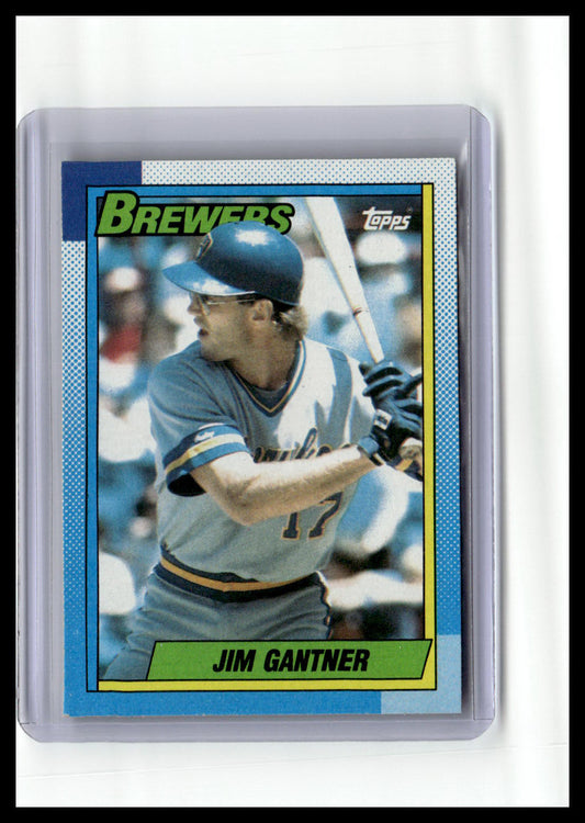 1990 Topps #417 Jim Gantner