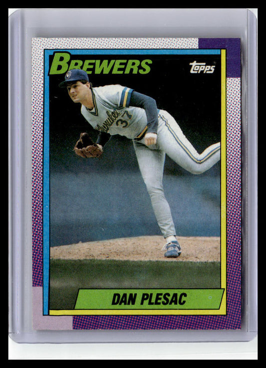 1990 Topps #490 Dan Plesac