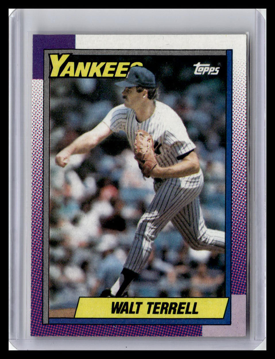 1990 Topps #611 Walt Terrell