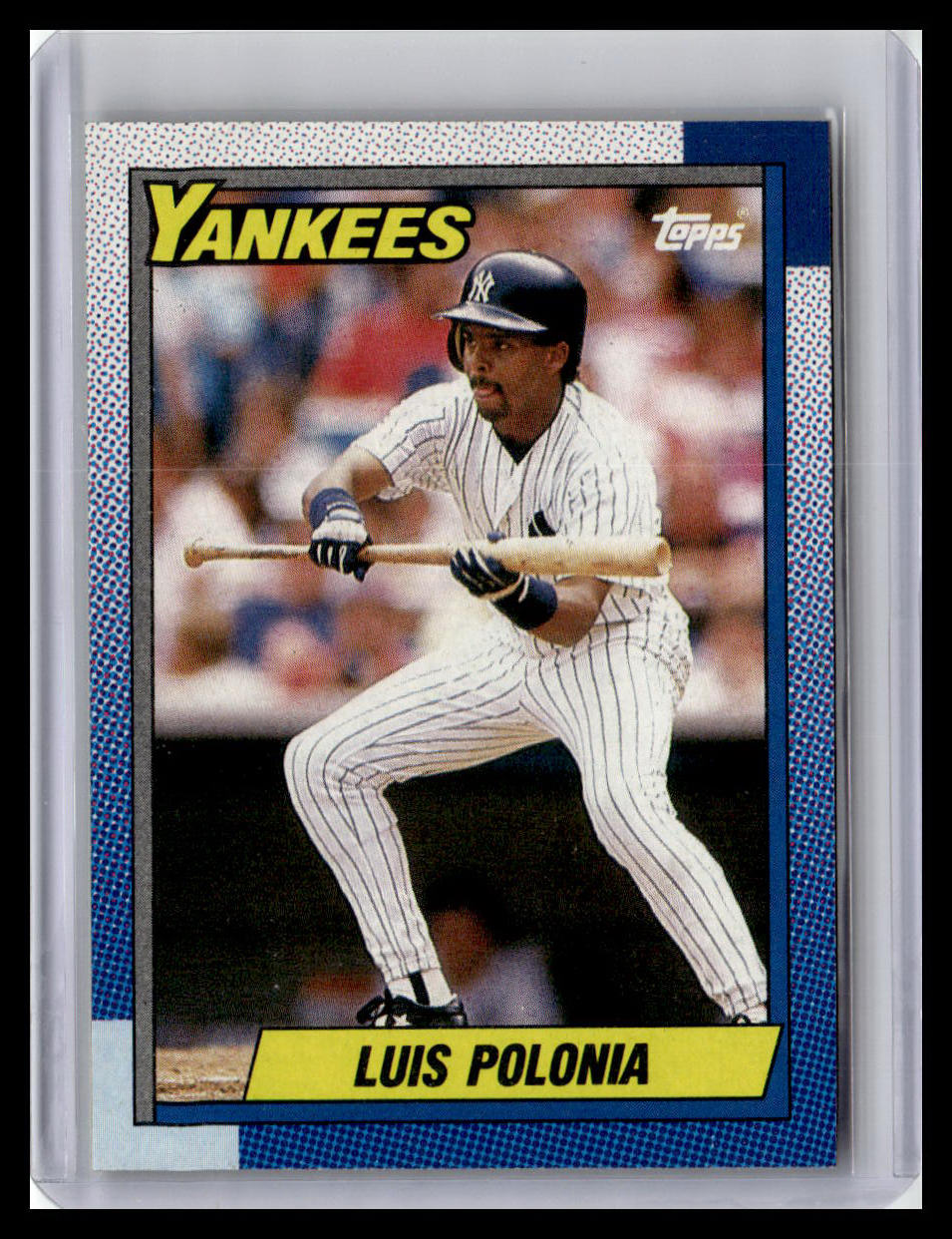 1990 Topps #634 Luis Polonia