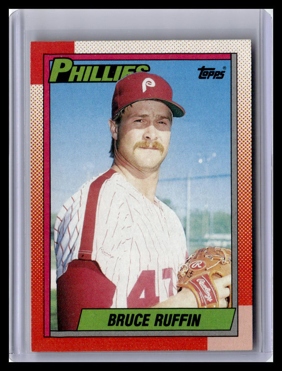 1990 Topps #22 Bruce Ruffin