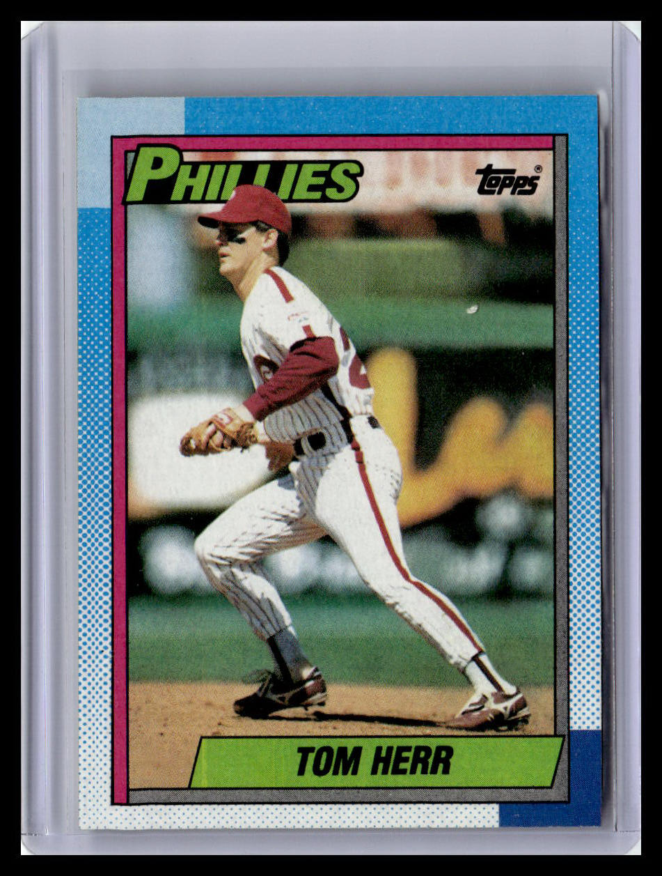 1990 Topps #297 Tom Herr