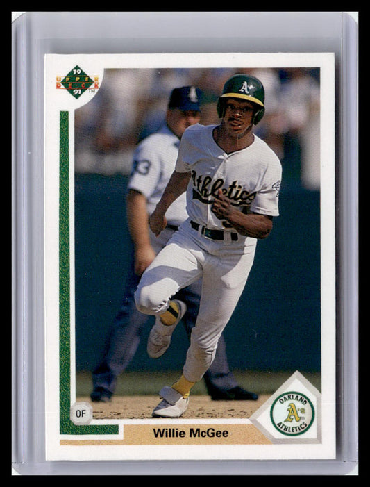 1991 Upper Deck #584c Willie McGee
