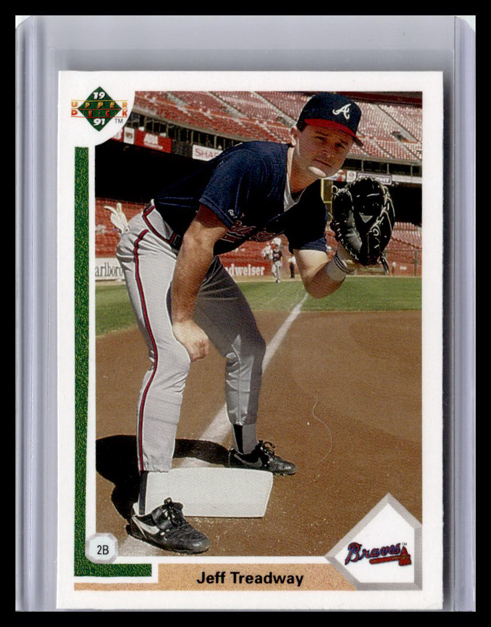 1991 Upper Deck #499b Jeff Treadway