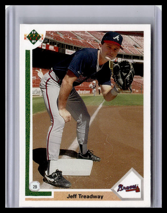 1991 Upper Deck #499b Jeff Treadway
