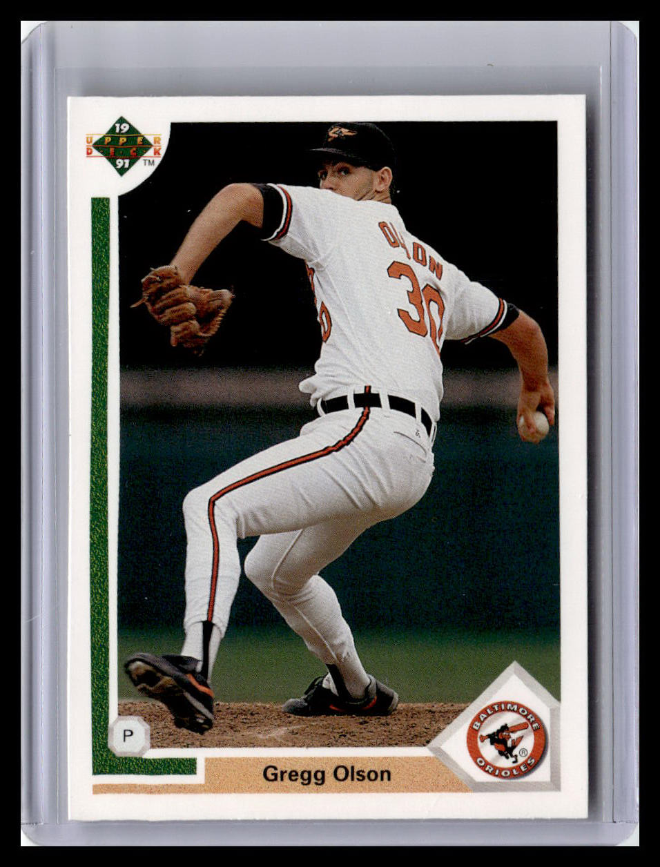1991 Upper Deck #326b Gregg Olson