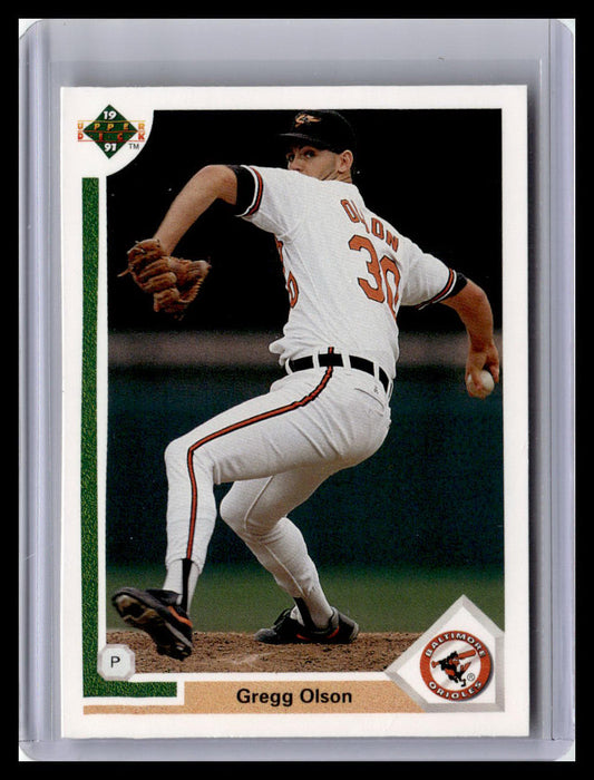 1991 Upper Deck #326b Gregg Olson