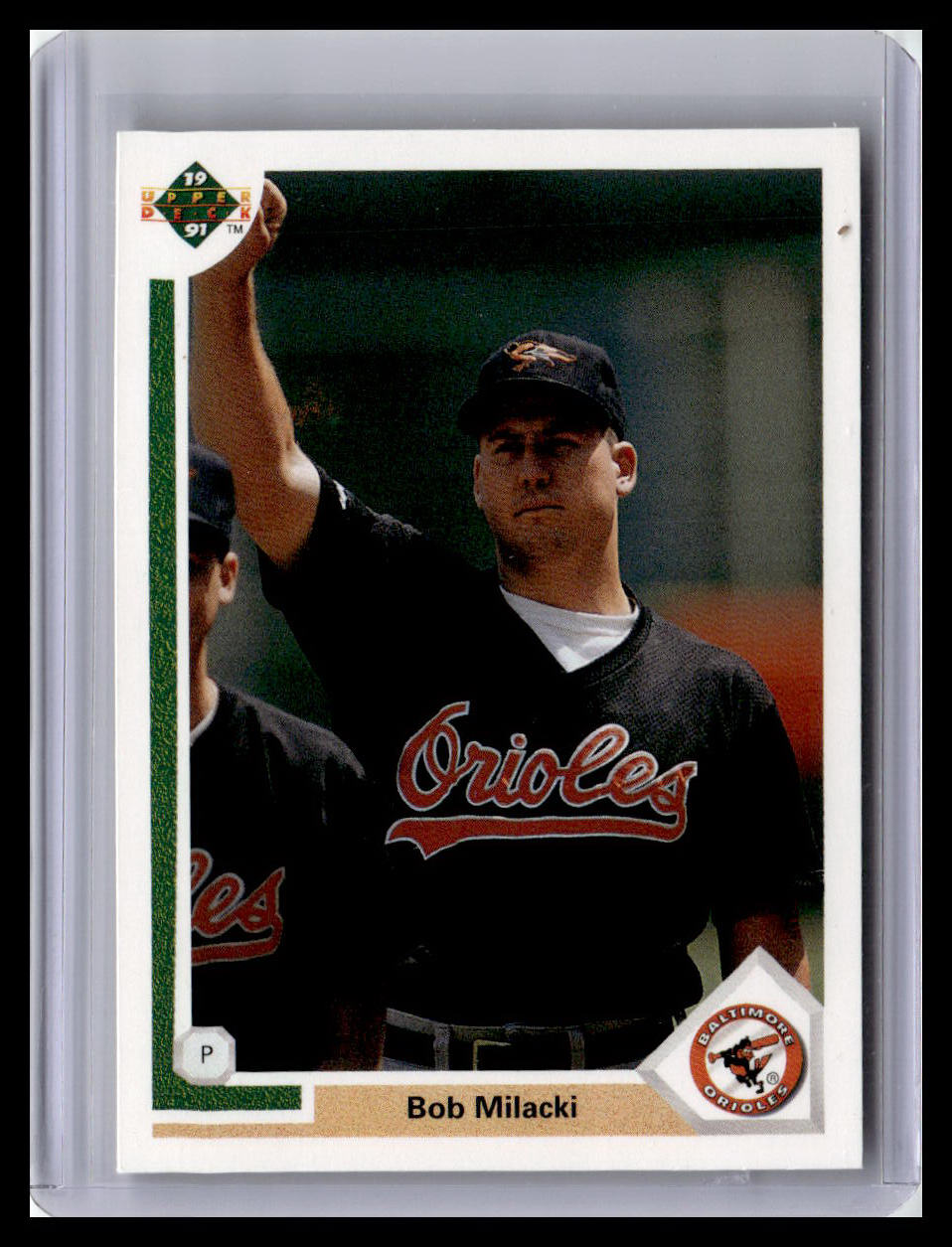 1991 Upper Deck #328d Bob Milacki