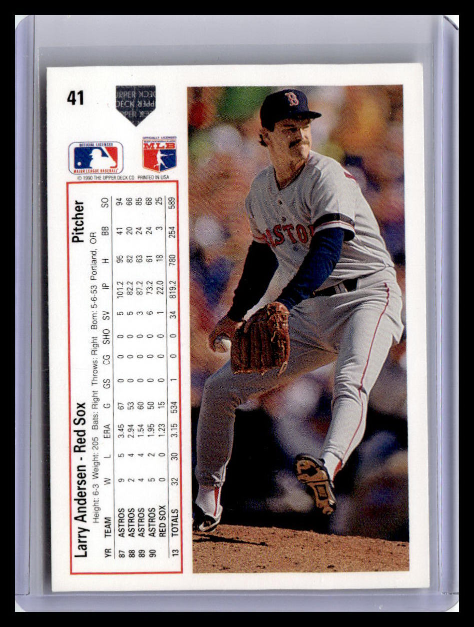 1991 Upper Deck #41 Larry Andersen
