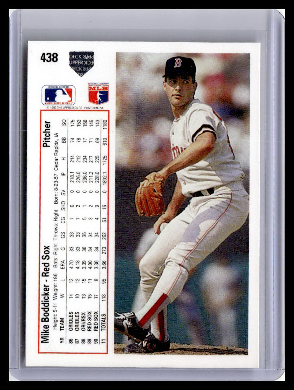 1991 Upper Deck #438e Mike Boddicker