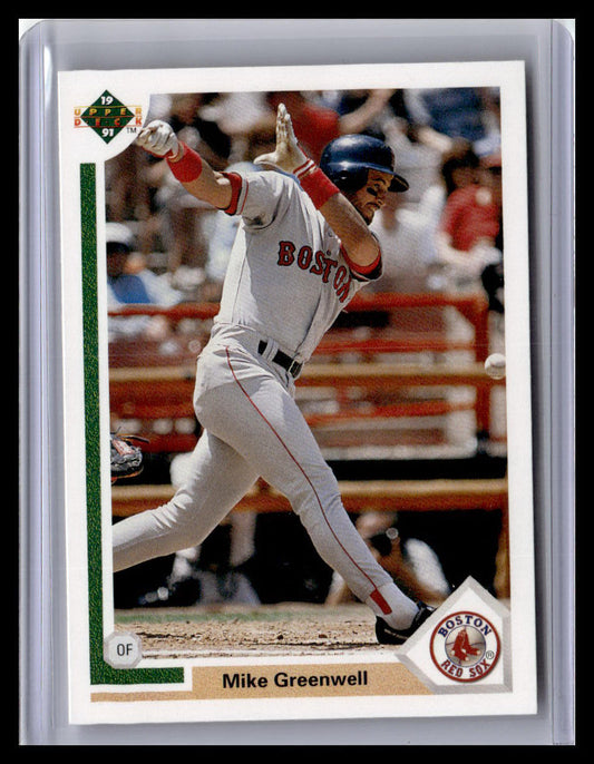 1991 Upper Deck #165 Mike Greenwell