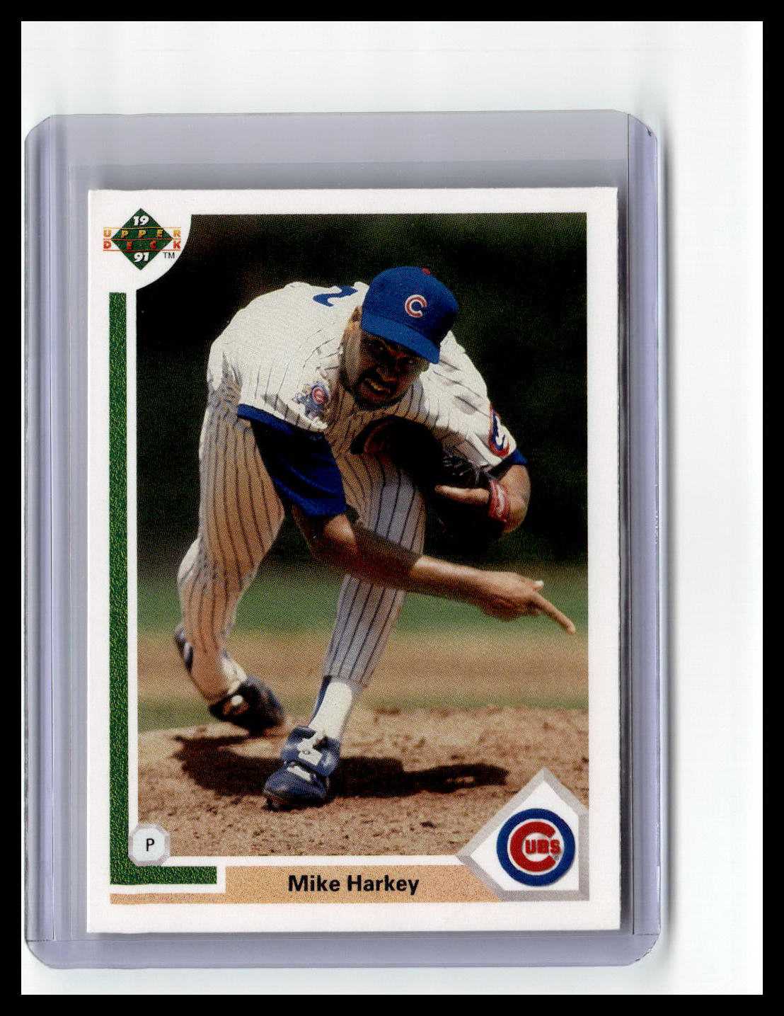 1991 Upper Deck #475b Mike Harkey