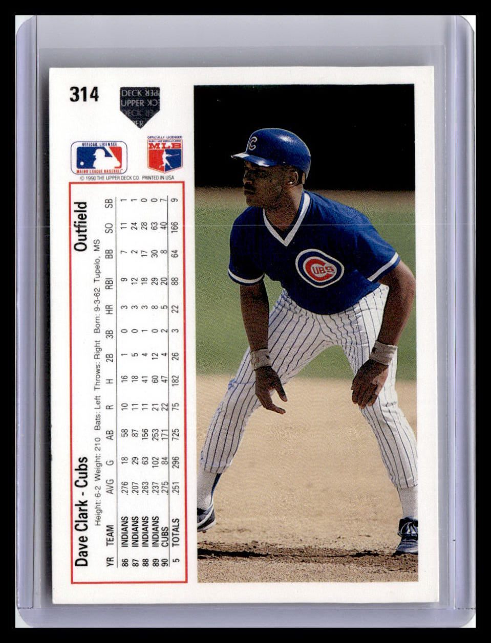1991 Upper Deck #314b Dave Clark