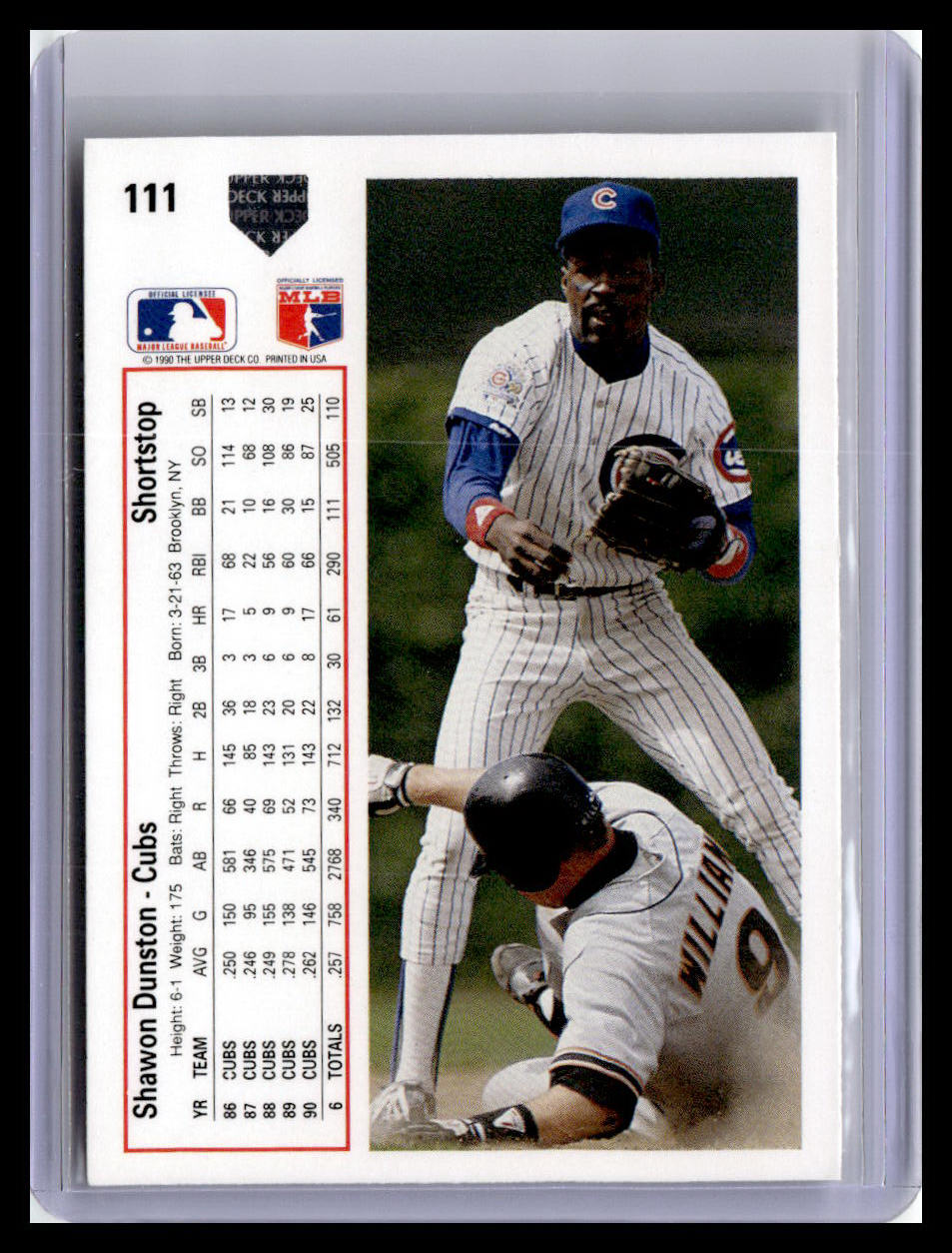 1991 Upper Deck #111 Shawon Dunston