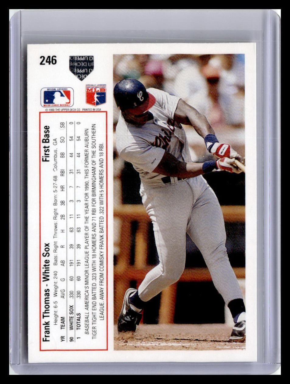 1991 Upper Deck #246 Frank Thomas
