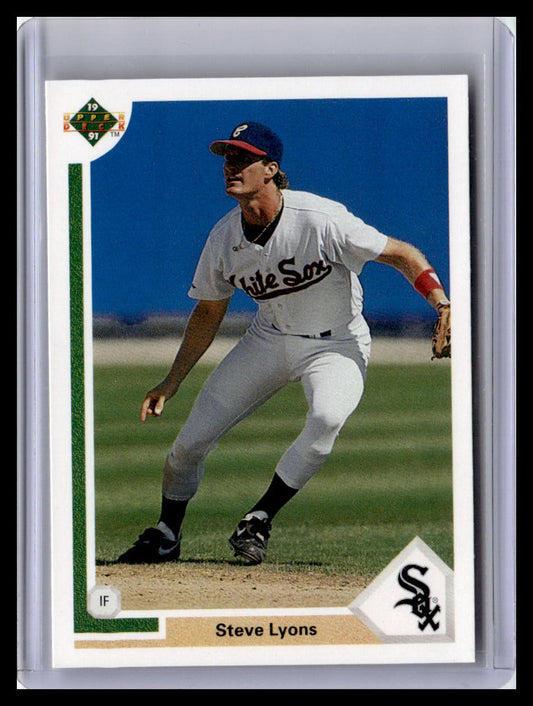 1991 Upper Deck #601 Steve Lyons