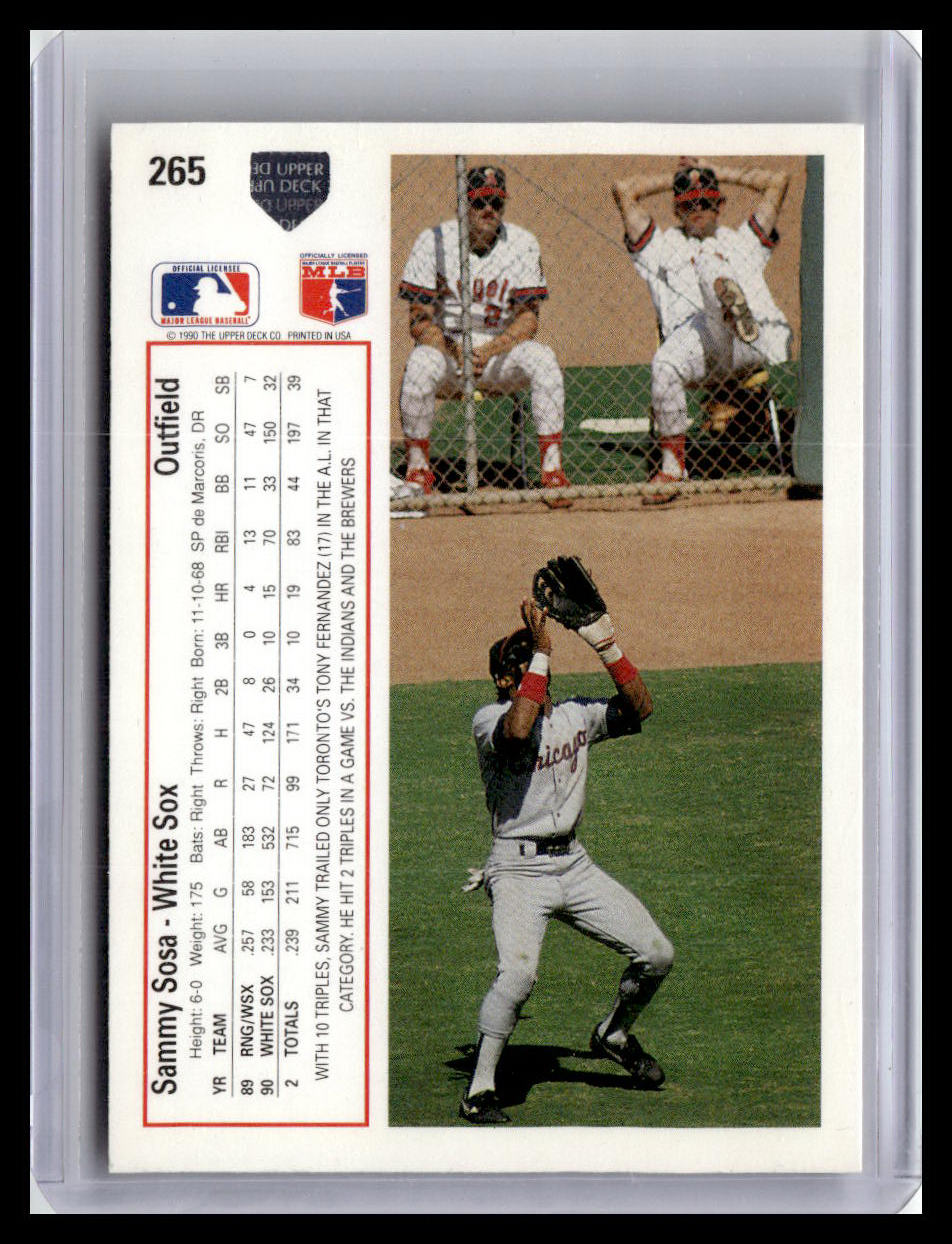 1991 Upper Deck #265c Sammy Sosa