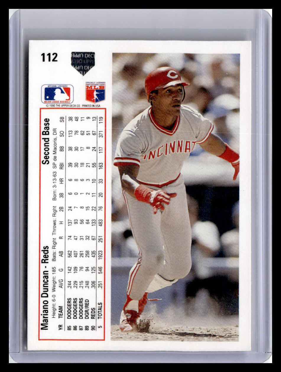 1991 Upper Deck #112 Mariano Duncan