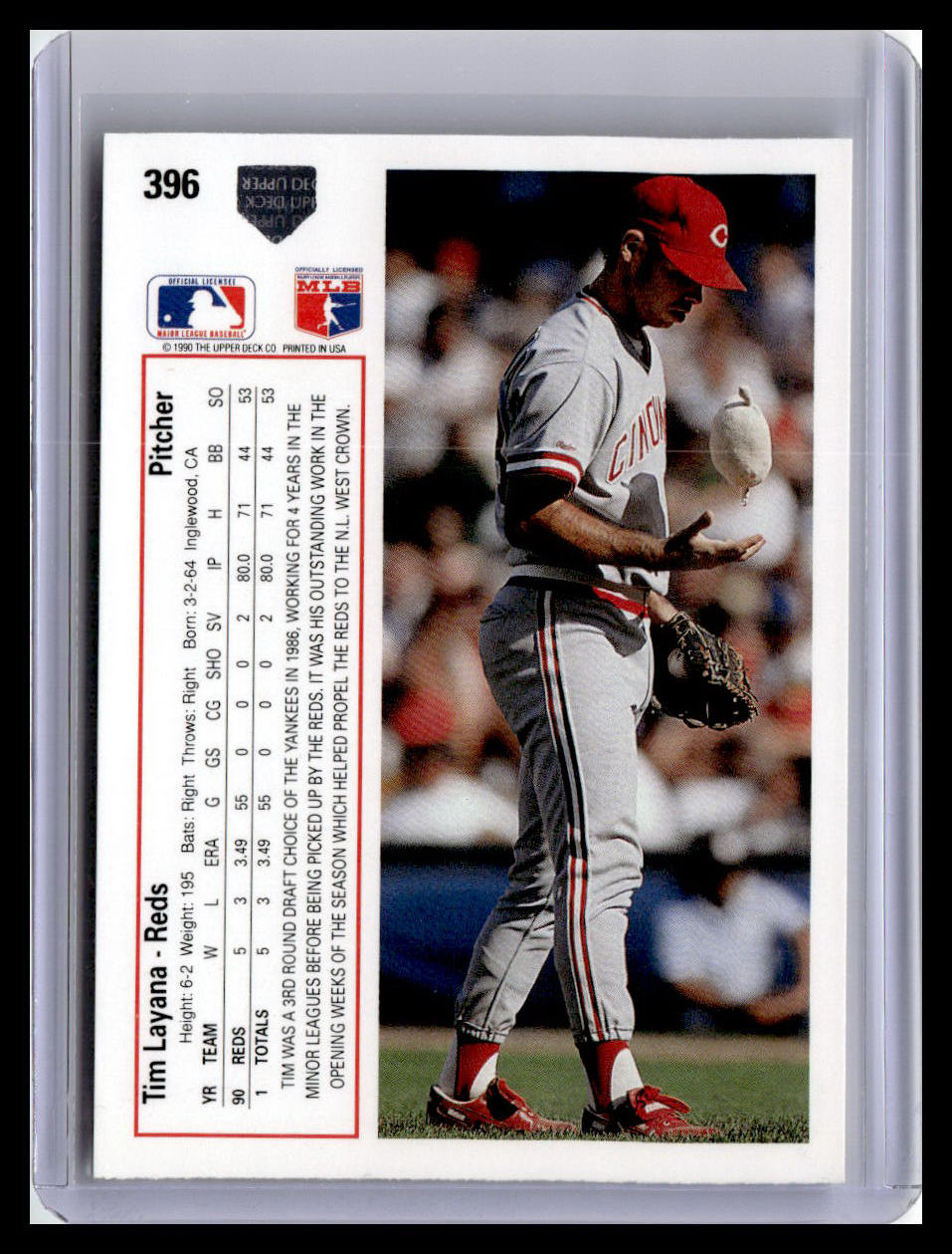 1991 Upper Deck #396c Tim Layana