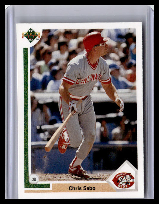 1991 Upper Deck #135c Chris Sabo