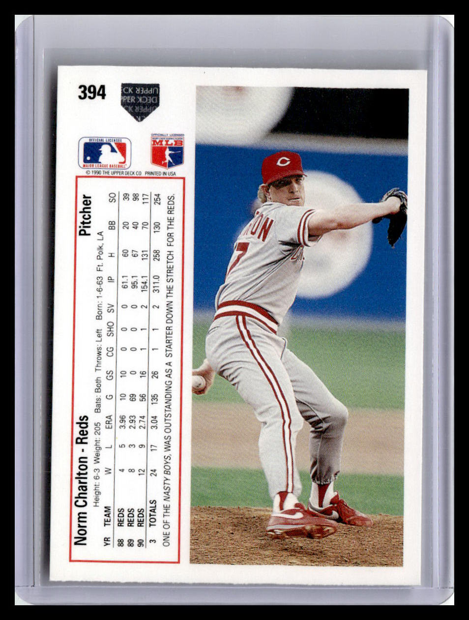 1991 Upper Deck #394d Norm Charlton