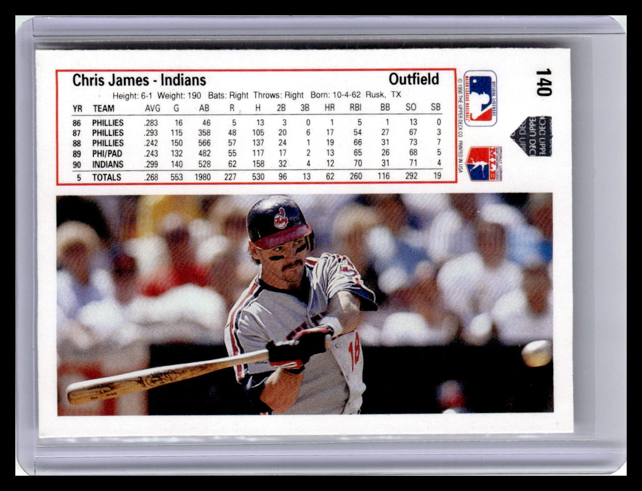 1991 Upper Deck #140 Chris James