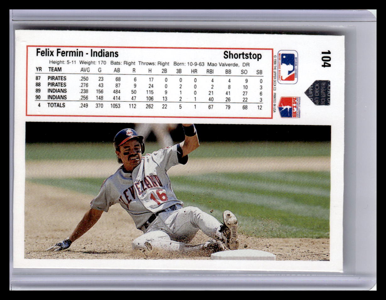 1991 Upper Deck #104 Felix Fermin