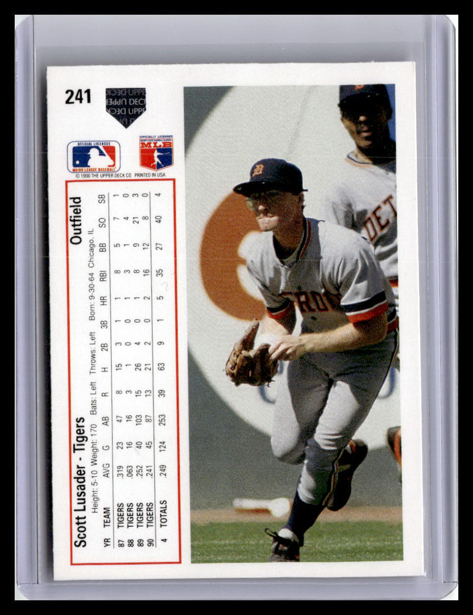 1991 Upper Deck #241 Scott Lusader