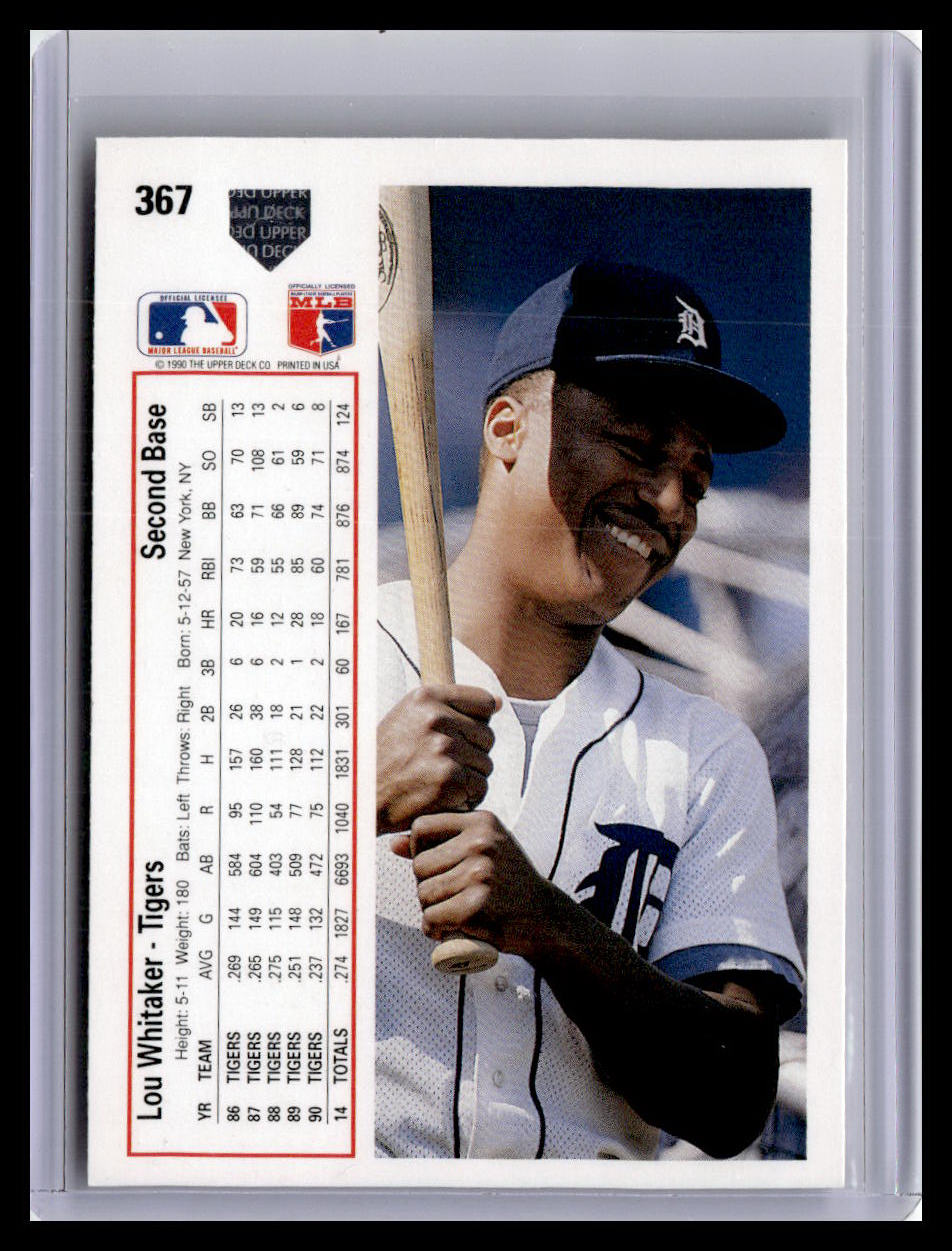 1991 Upper Deck #367c Lou Whitaker