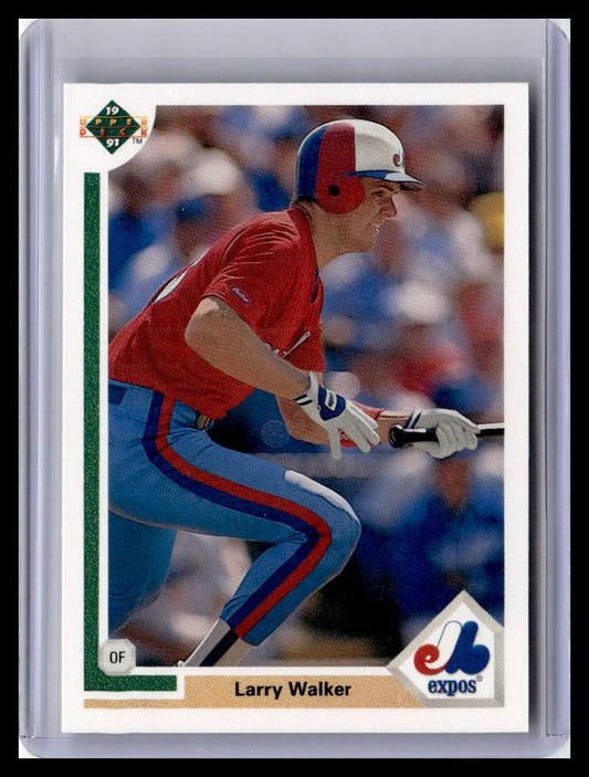 1991 Upper Deck #536 Larry Walker