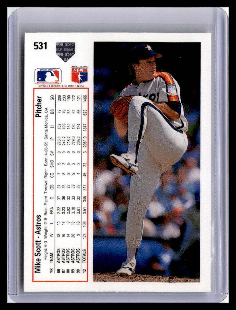1991 Upper Deck #531c Mike Scott