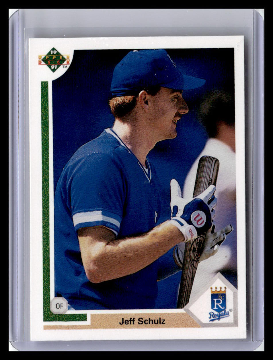 1991 Upper Deck #607b Jeff Schulz
