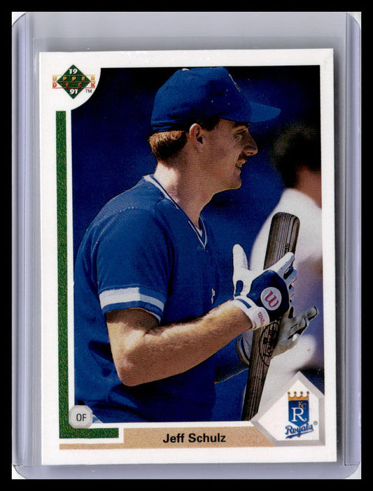 1991 Upper Deck #607b Jeff Schulz
