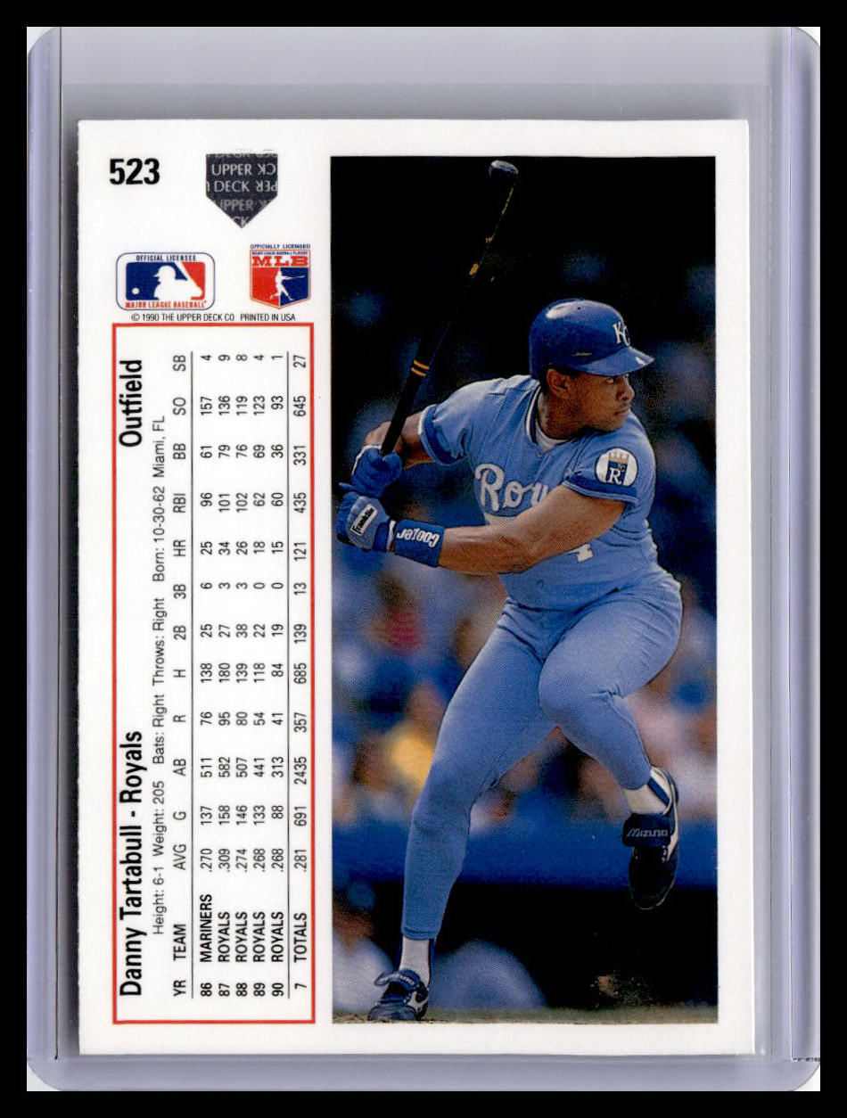 1991 Upper Deck #523b Danny Tartabull