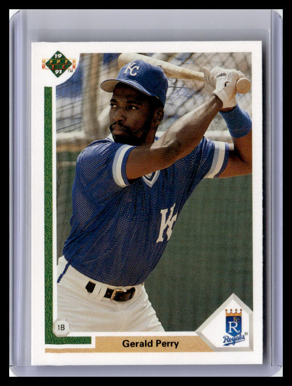 1991 Upper Deck #219b Gerald Perry