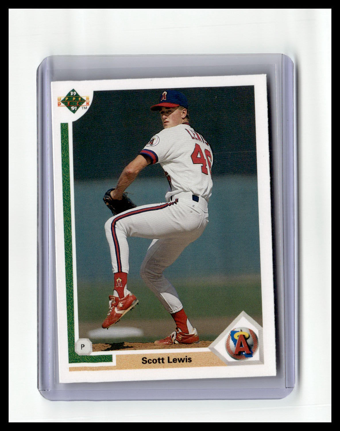 1991 Upper Deck #594b Scott Lewis