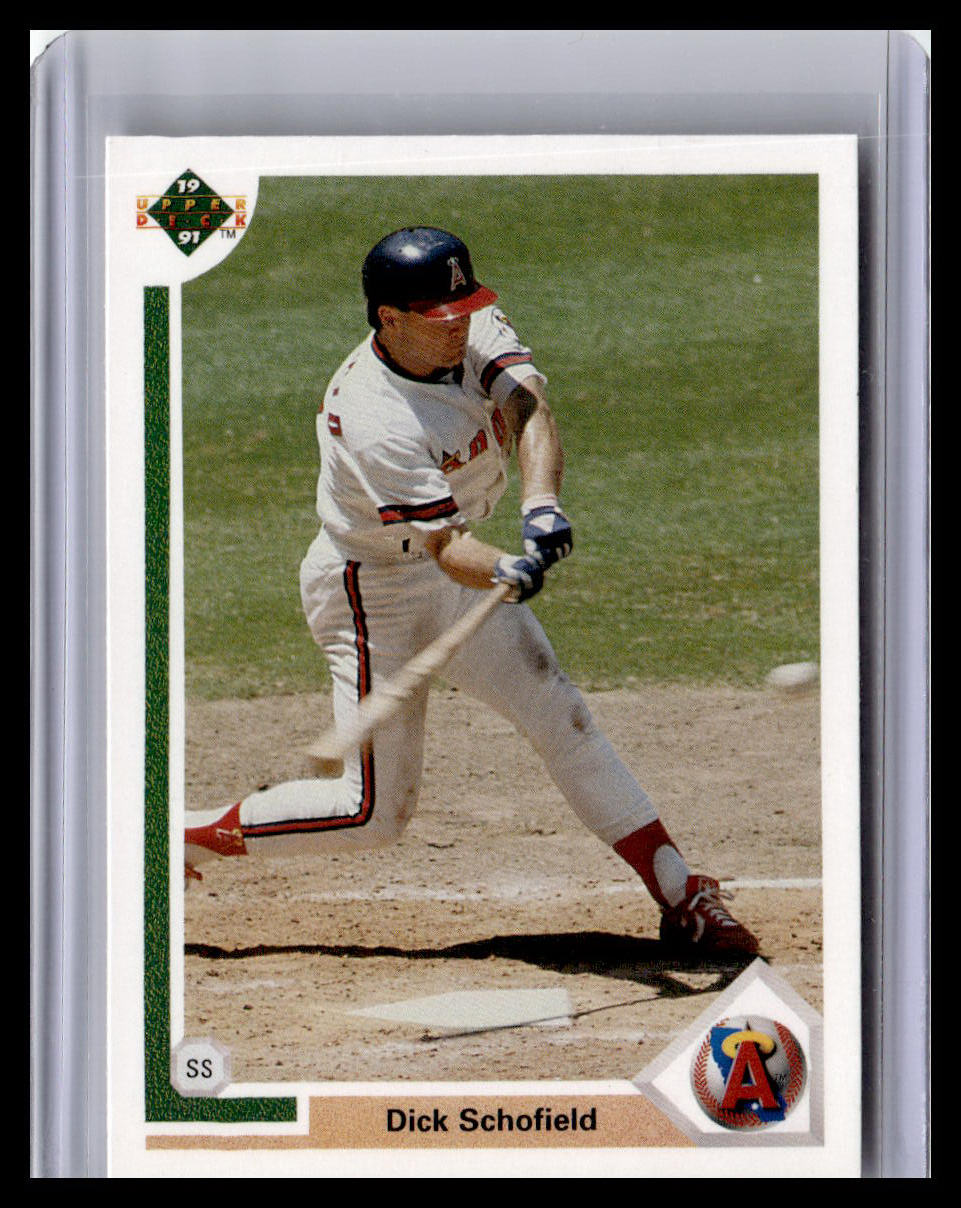 1991 Upper Deck #169b Dick Schofield
