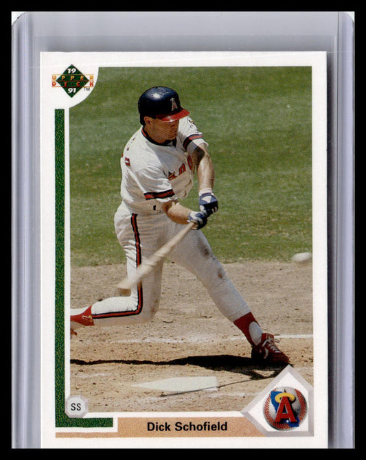 1991 Upper Deck #169b Dick Schofield