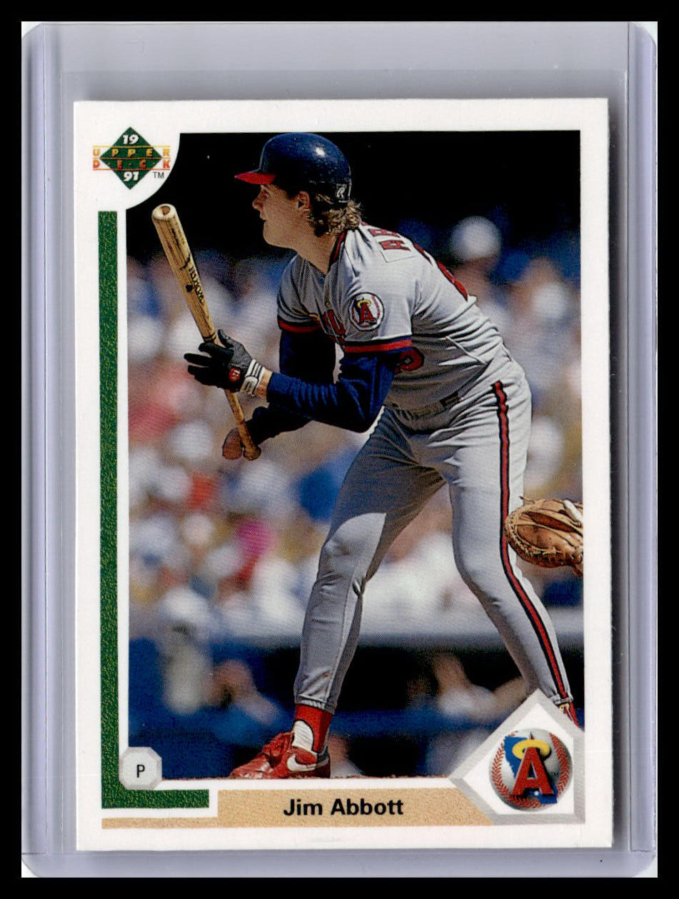1991 Upper Deck #554b Jim Abbott