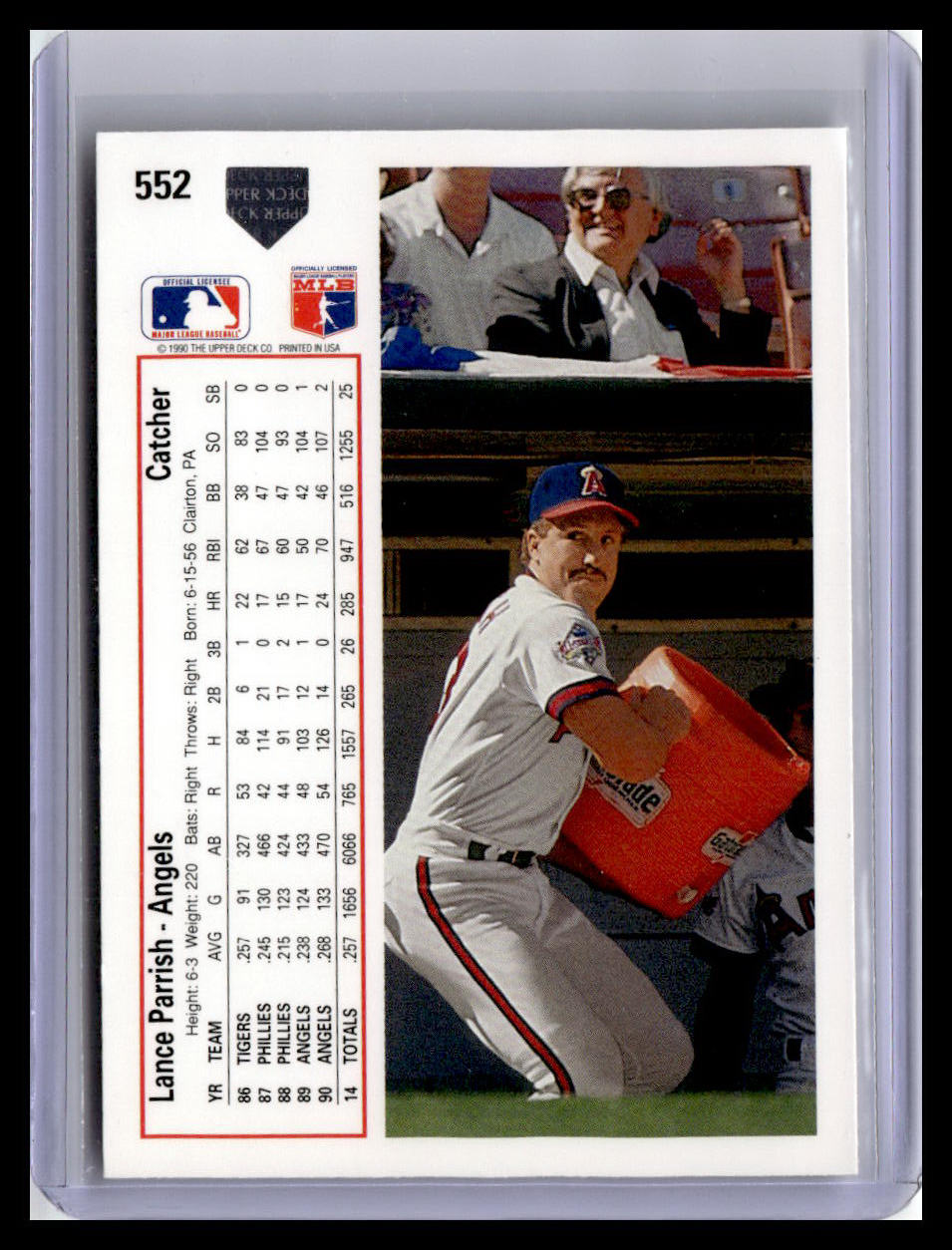 1991 Upper Deck #552b Lance Parrish